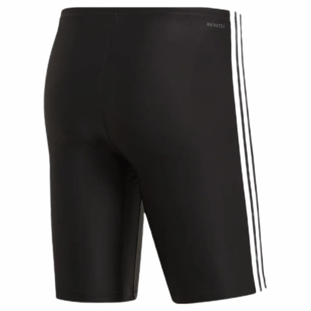 adidas Fitness 3 Stripes Swim Jammer Black / White* Simning|Badkläder