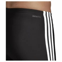 adidas Fitness 3 Stripes Swim Jammer Black / White* Simning|Badkläder
