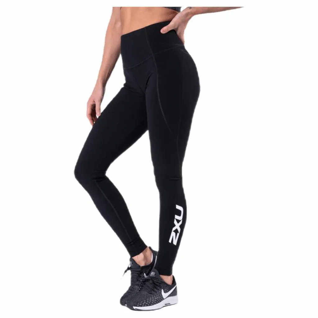 2XU Fitness NewHeightComp Tight White/Black* Tights|Träning