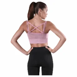 BLACC Fitness Seamless Mesh Bra Pink* Träning|Sport-Bh:Ar