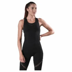 BLACC Fitness Seamless Mesh Tank Black* Träning|Linnen
