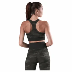 BLACC Fitness Seamless Racerback Bra Patterned/Green* Löpning|Träning