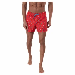 Happy Socks Flamingo Swimshorts Red* Simning|Badkläder