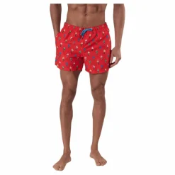 Happy Socks Flamingo Swimshorts Red* Simning|Badkläder
