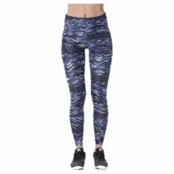 Röhnisch Flattering AOP Tights Blue/Black* Tights|Träning