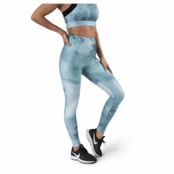 Röhnisch Flattering Keira Printed Tights Green* Träning|Tights