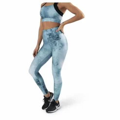 Röhnisch Flattering Keira Printed Tights Green* Träning|Tights