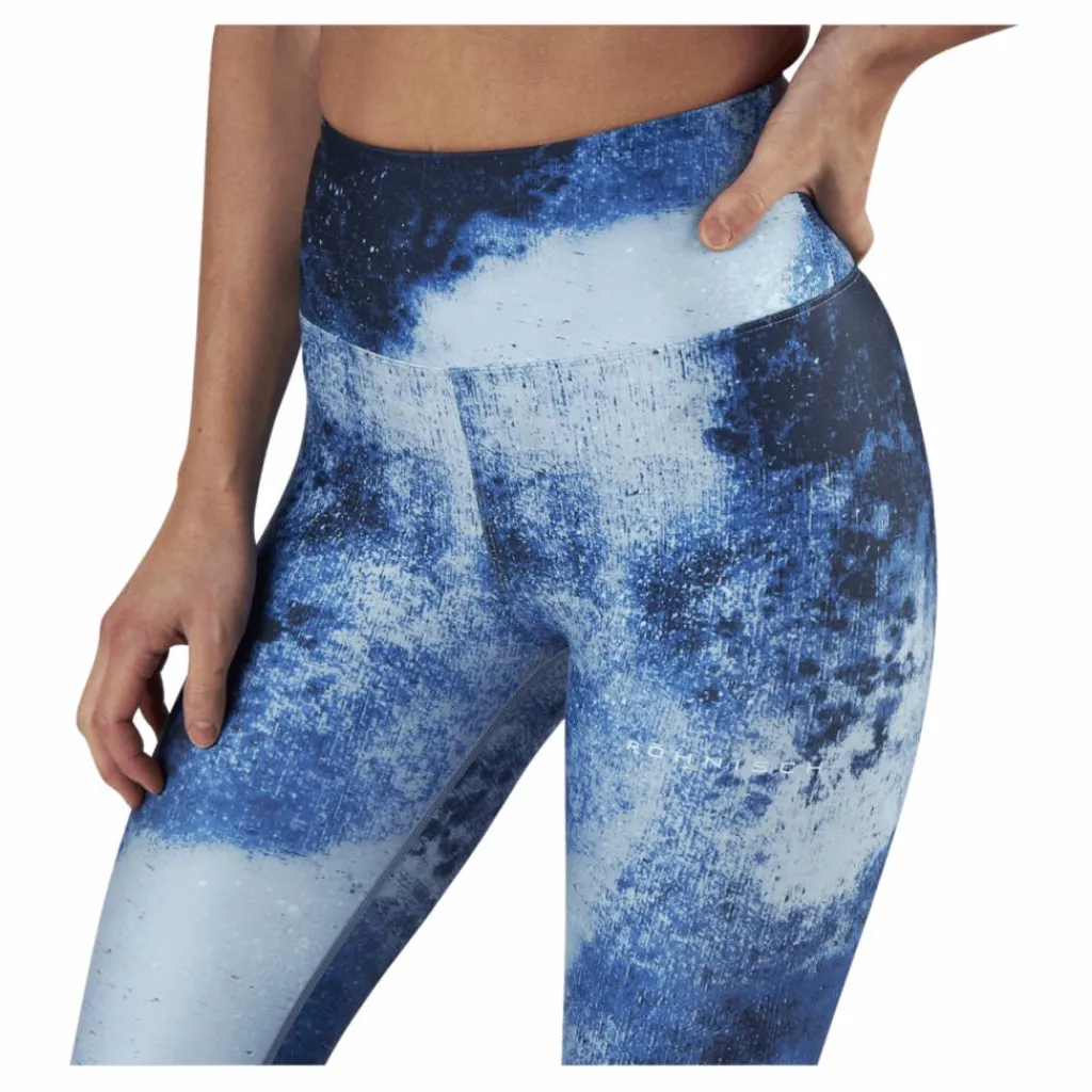 Röhnisch Flattering Keira Printed Tights Blue* Tights|Träning