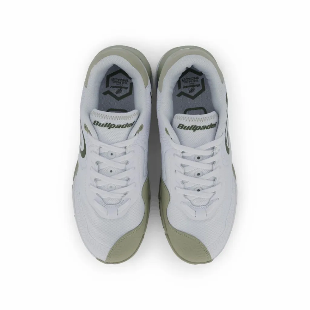 Bullpadel Flow Hybrid Fly 22i White/kaki* Racketsporter|Träningsskor