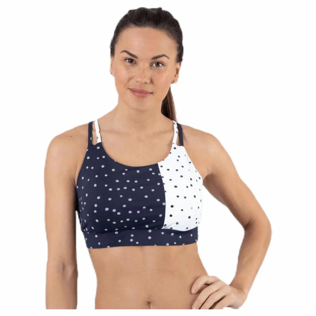Only Play Francesca Aop Sports Bra Blue* Sport-Bh:Ar|Träning