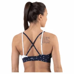 Only Play Francesca Aop Sports Bra Blue* Sport-Bh:Ar|Träning