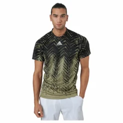 adidas Tennis Freelift Printed T-shirt P.blu 000/brown* Racketsporter