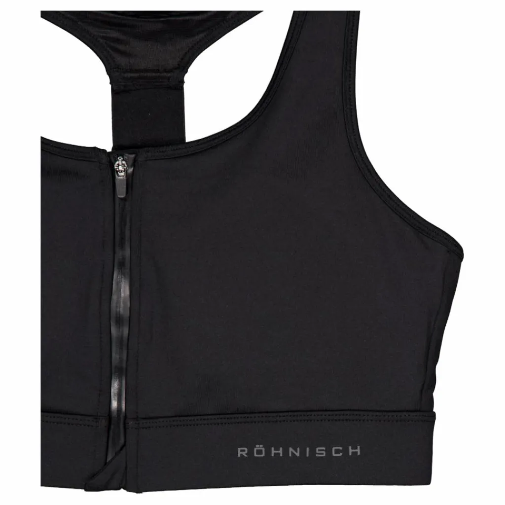 Röhnisch Front Zip Sportsbra Black* Träning|Sport-Bh:Ar