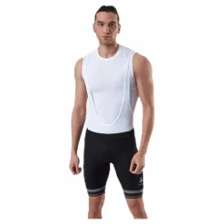Odlo Fujin Tights Short Suspenders Bib White/Black* Cykling|Tights
