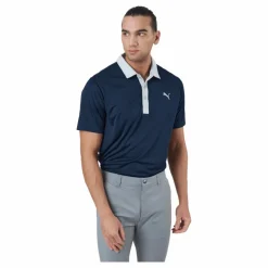 Puma Golf Gamer Polo Navy Blazer-high Rise* Golf|T-Shirts