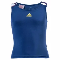 adidas Girl Keyhole Tank Blue*Barn Linnen|Racketsporter