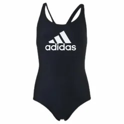 adidas Girls Badge Of Sports Swimsuit Black / White*Barn Simning|Badkläder