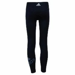 adidas Girls Big Logo Long Blue*Barn Träning|Tights