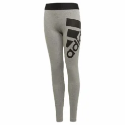 adidas Girls Bos Big Logo Black/Grey*Barn Tights|Träning