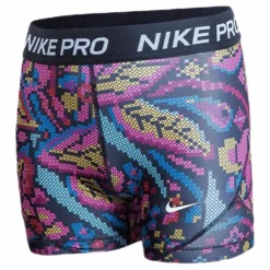 Nike Girls Boy Short Print Femme Black*Barn Träning|Shorts