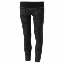 adidas Girls Brand Tights Black*Barn Tights|Träning