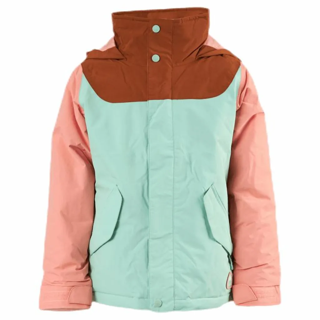 Burton Girls Elodie Jacket Blue/Pink/Brown*Barn Alpint|Jackor