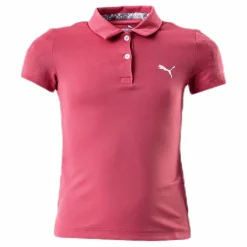 Puma Golf Girls Essential Polo Pink*Barn Golf|T-Shirts