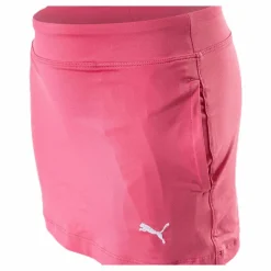 Puma Golf Girls Solid Knit Skirt Pink*Barn Golf|Kjolar Och Klänningar