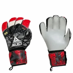 Select GK Gloves 56 Winther Flat Cut Grey/Red* Fotboll|Mössor Och Handskar