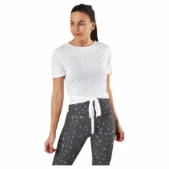 BLACC Glow Tie T-shirt White* Yoga|T-Shirts