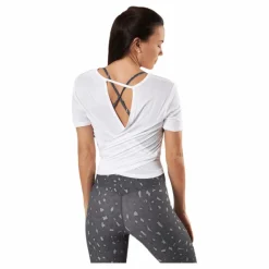 BLACC Glow Tie T-shirt White* Yoga|T-Shirts