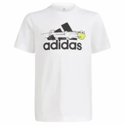adidas Tennis Graphic Logo T-Shirt White* Racketsporter