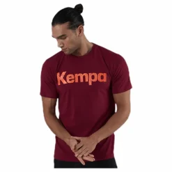 Kempa Graphic T-shirt Red* Inomhussporter