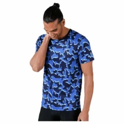 BLACC Halo Blue/Patterned* T-Shirts|Träning