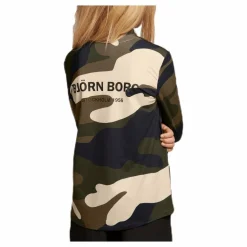 Björn Borg Harald Midlayer Half Zip Junior Patterned*Barn Tröjor|Träning
