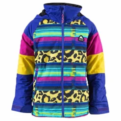 Burton Hart Dryride Youth Purple/Patterned*Barn Alpint|Jackor