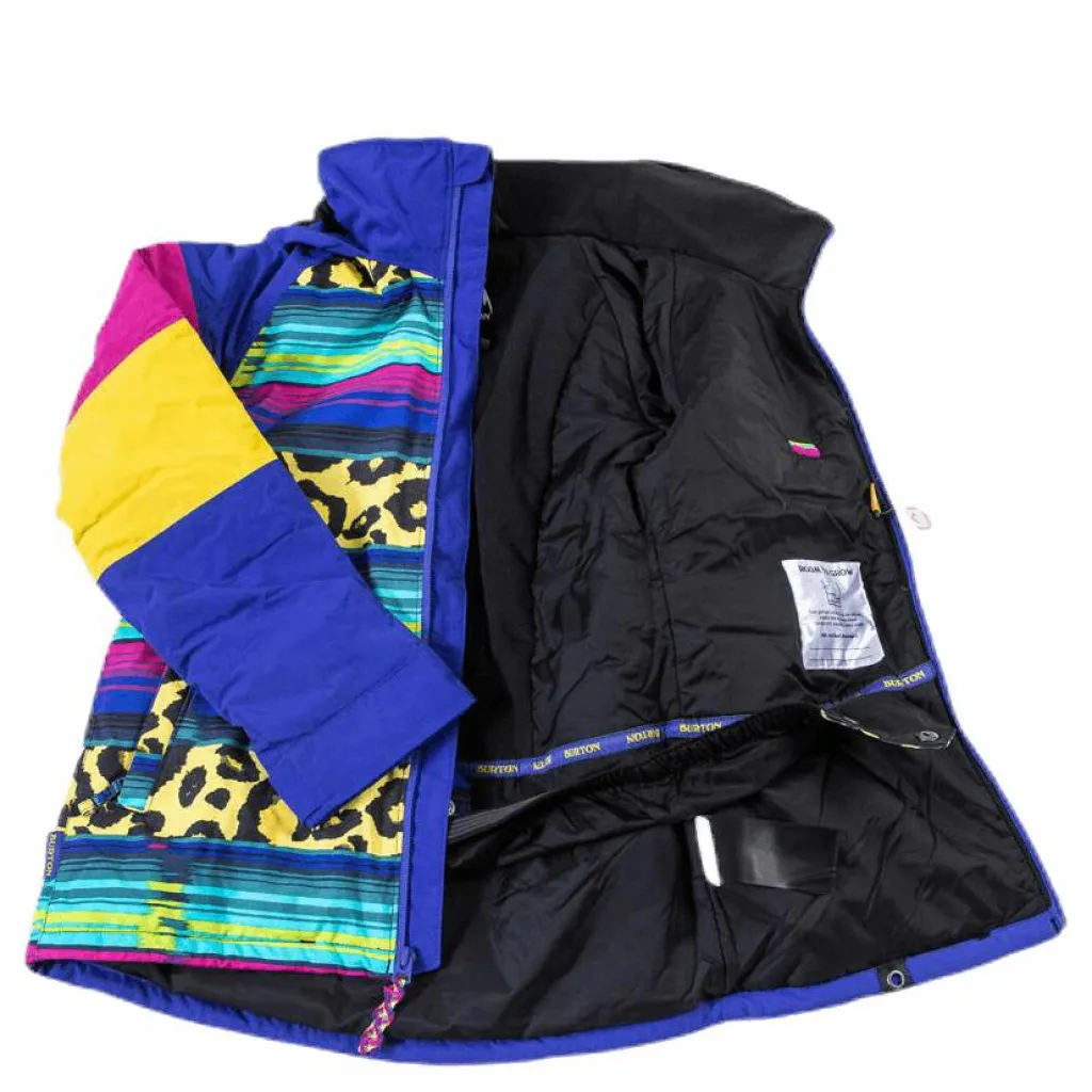 Burton Hart Dryride Youth Purple/Patterned*Barn Alpint|Jackor