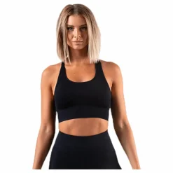 BLACC Hatha Seamless Crop Top Black* Yoga|Linnen