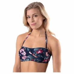 Abecita Hawaii Twisted Bandeau Blue/Patterned* Simning|Badkläder