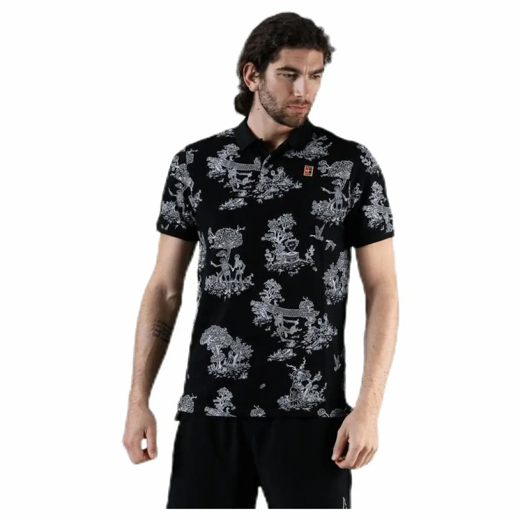 Nike Heritage Polo Toile White/Black* Racketsporter