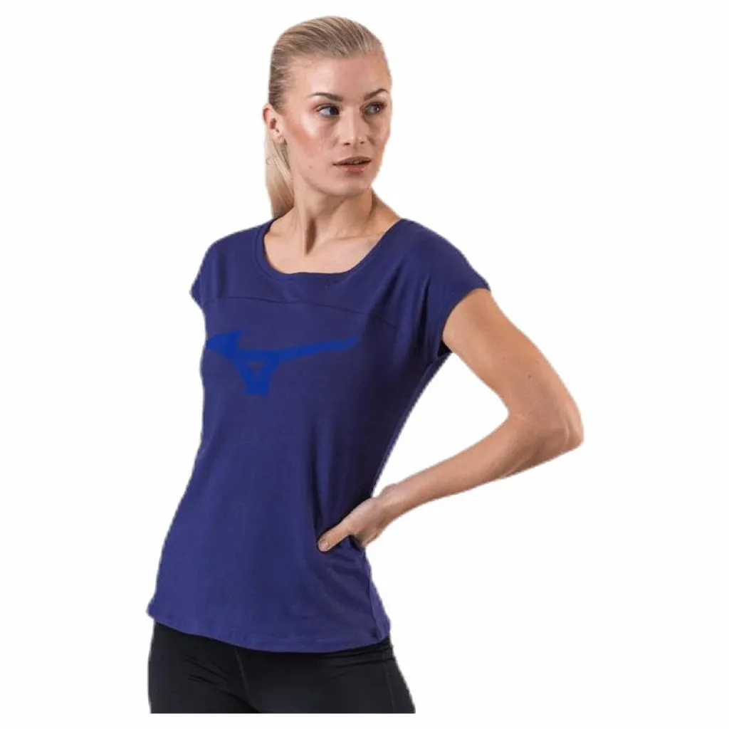 Mizuno Heritage Tee Purple* T-Shirts|Löpning