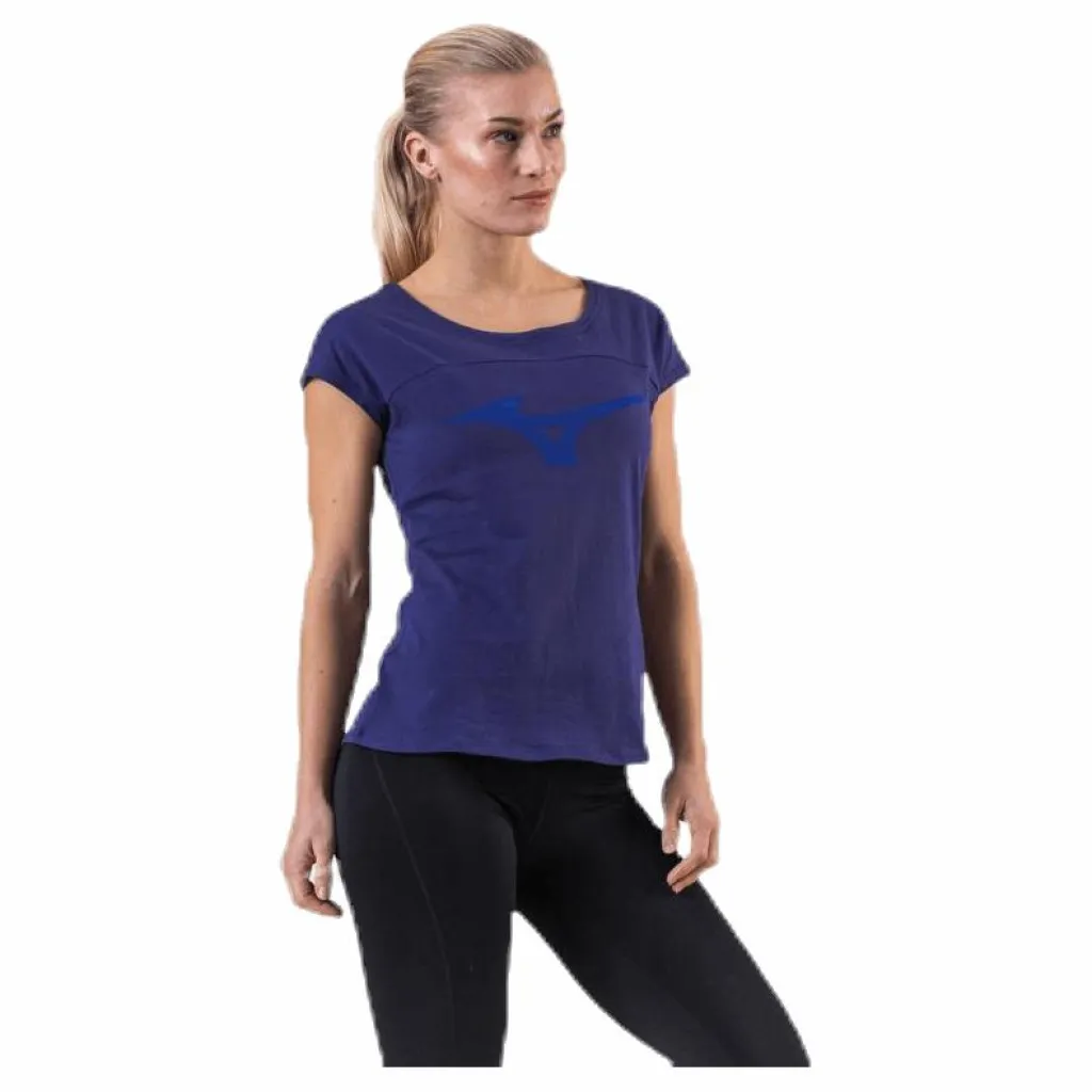 Mizuno Heritage Tee Purple* T-Shirts|Löpning