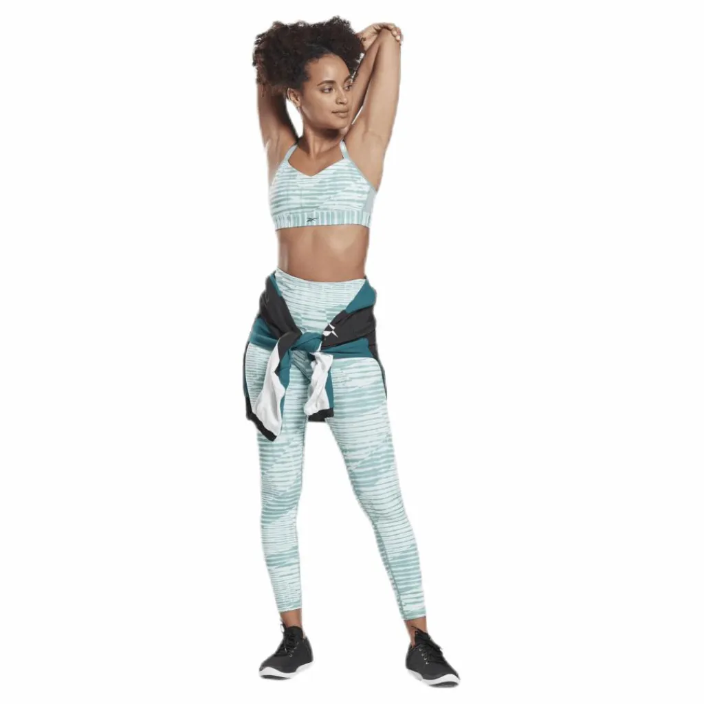 Reebok Hero Strappy P Bra White/Green* Sport-Bh:Ar|Träning