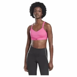 Reebok Hero Strappy Padded Bra Pink* Sport-Bh:Ar|Träning