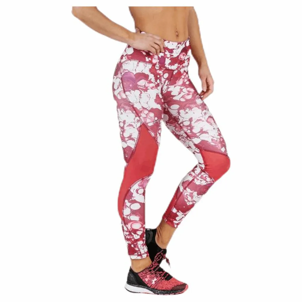 Under Armour HG Armour Ankle Crop Print Pink* Tights|Träning