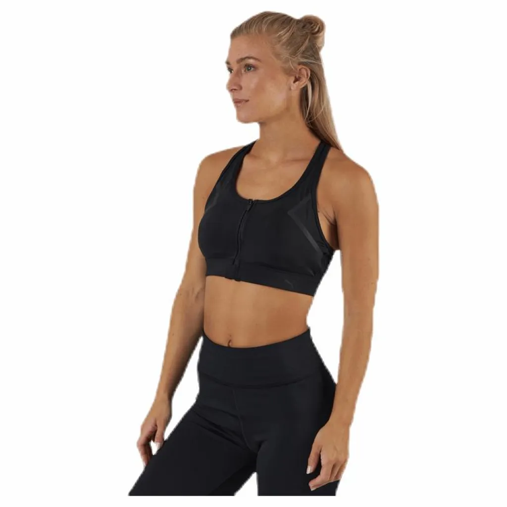 Puma High Impact Front Zip Bra Black* Sport-Bh:Ar|Träning