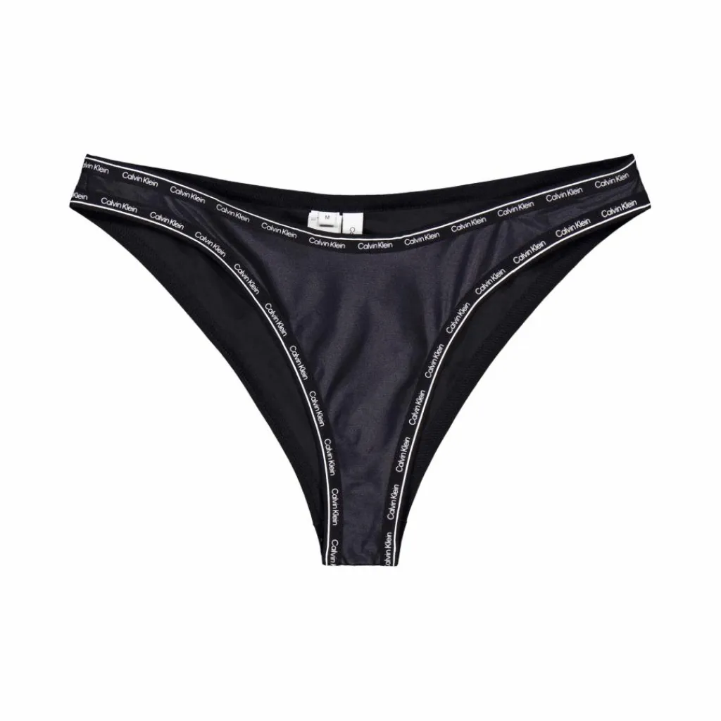 Calvin Klein High Leg Cheeky Bikini Black* Simning|Badkläder