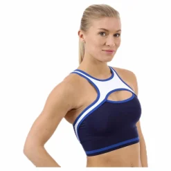 BLACC Hop Sports Bra  Blue/White* Sport-Bh:Ar|Träning