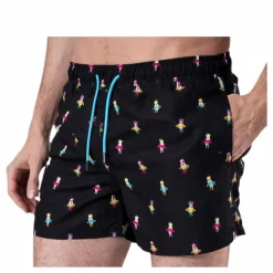 Happy Socks Hula Swim Shorts Black* Simning|Badkläder