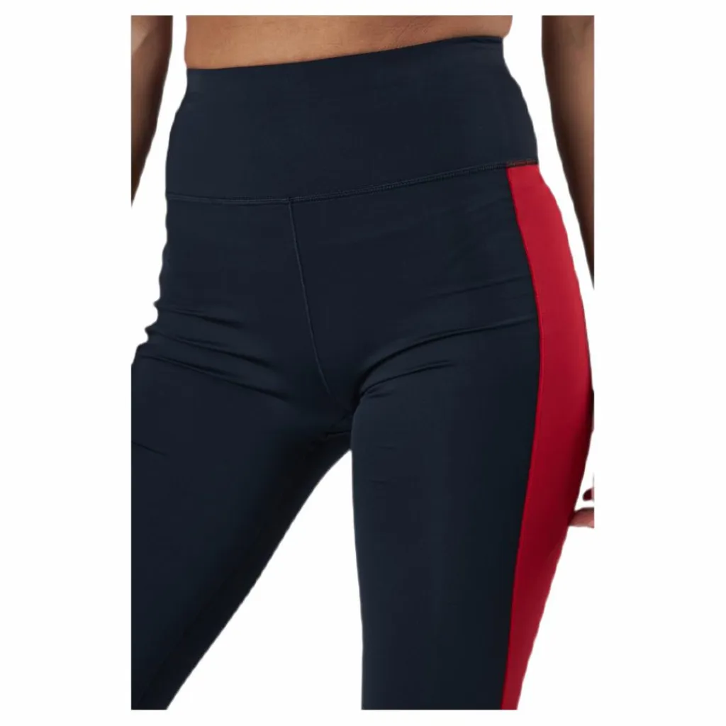 Tommy Hilfiger Sport Hw Chevron Legging Blue* Tights|Träning